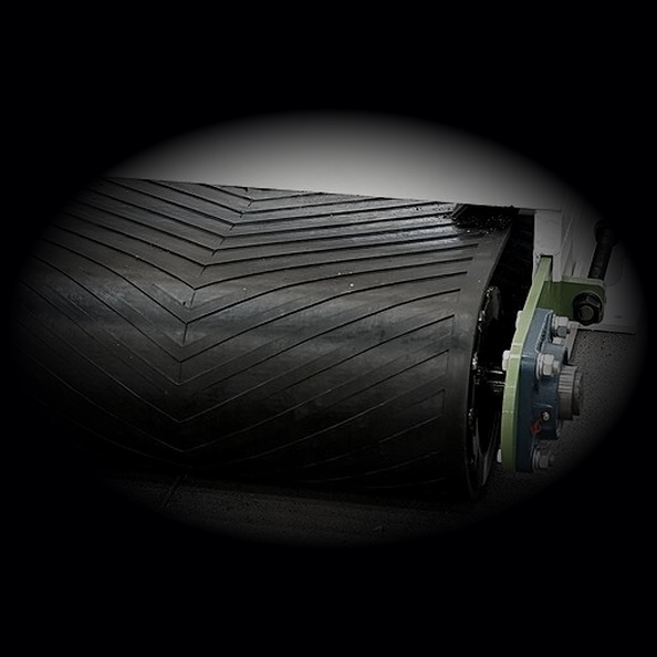 Rubber conveyor belt